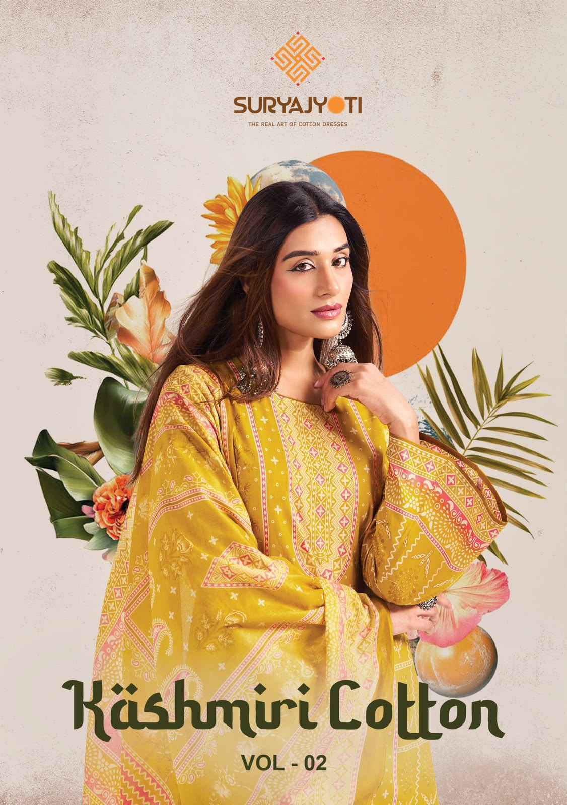Suryajyoti Kashmiri Cotton Vol 2 Cotton Salwar Kameez 8 Pcs Catalog
