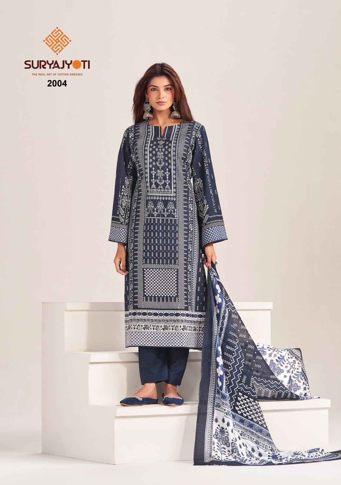 Suryajyoti Kashmiri Cotton Vol 2 Cotton Salwar Kameez 8 Pcs Catalog