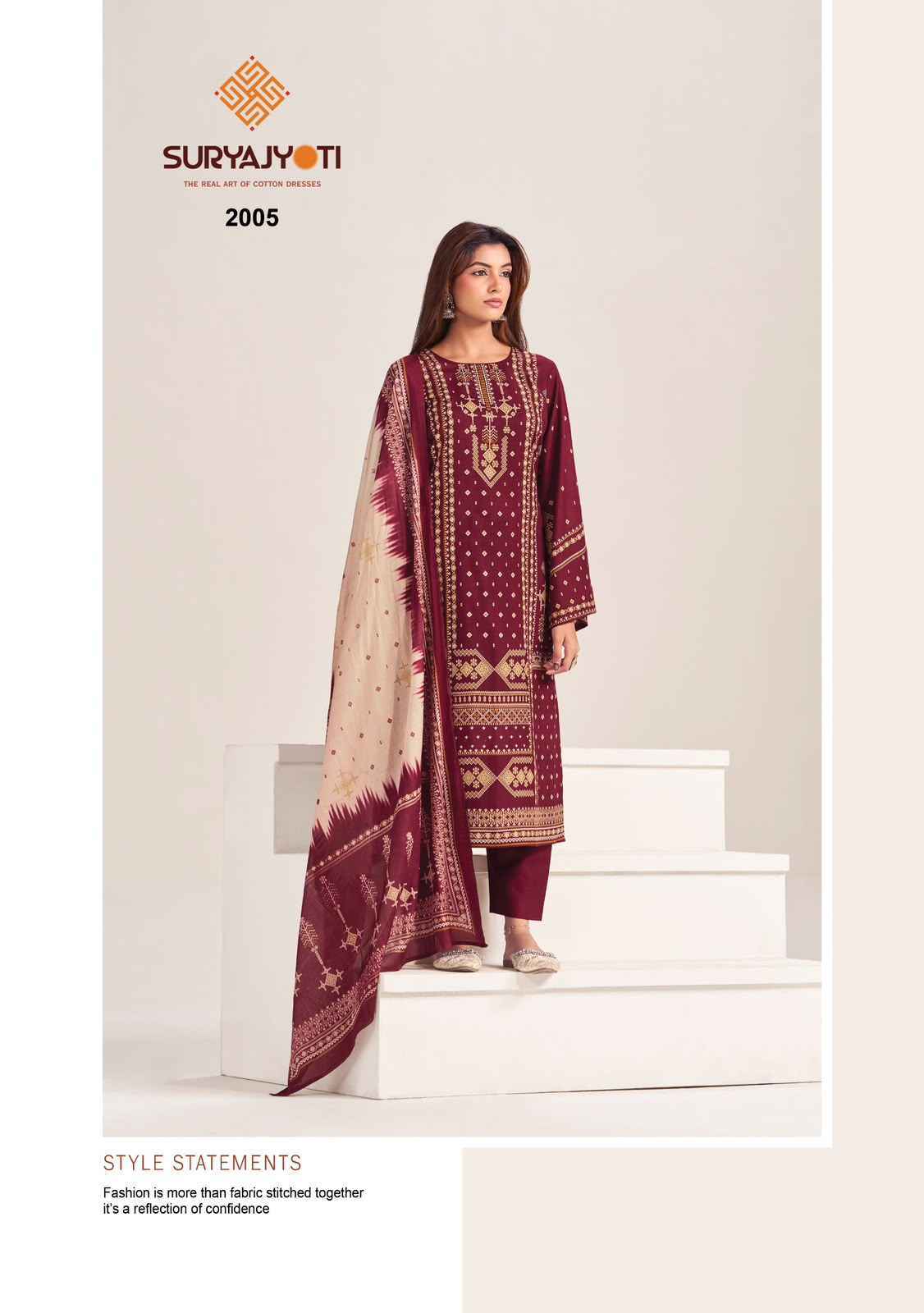 Suryajyoti Kashmiri Cotton Vol 2 Cotton Salwar Kameez 8 Pcs Catalog