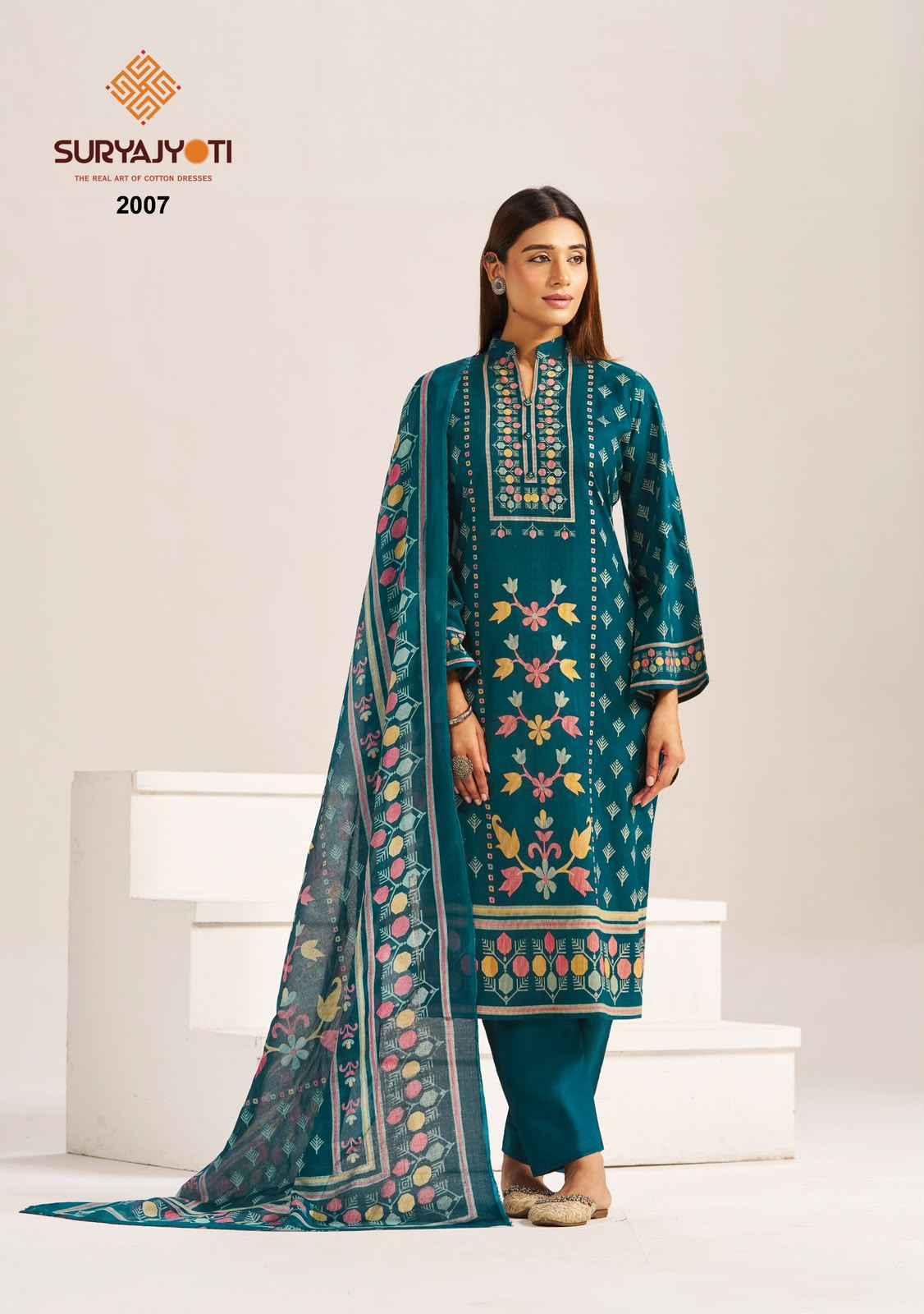 Suryajyoti Kashmiri Cotton Vol 2 Cotton Salwar Kameez 8 Pcs Catalog