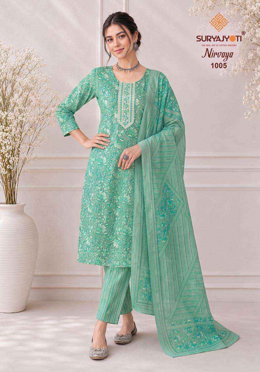 Suryajyoti Nirvaya Vol 1 Rayon Readymade Suits 10 Pcs Catalog