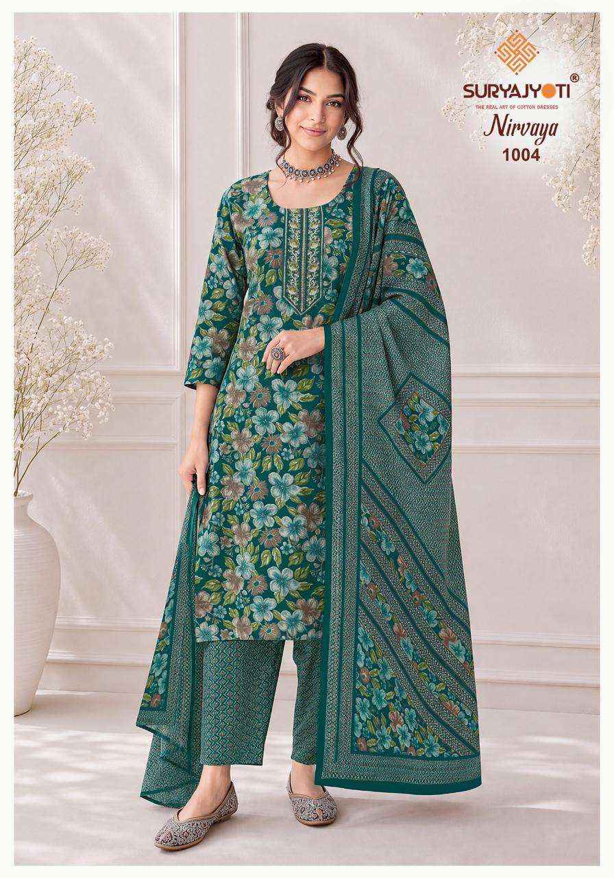 Suryajyoti Nirvaya Vol 1 Rayon Readymade Suits 10 Pcs Catalog