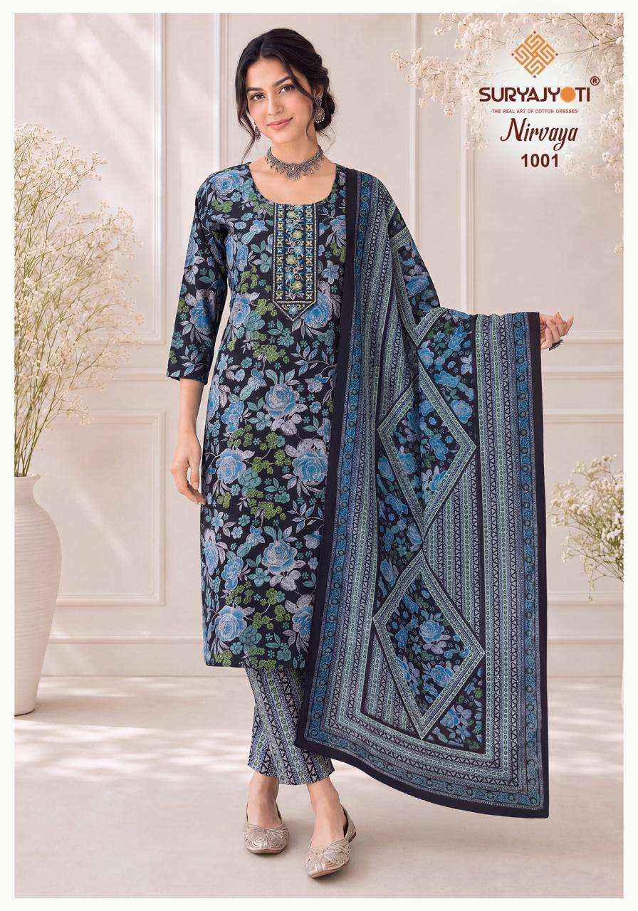 Suryajyoti Nirvaya Vol 1 Rayon Readymade Suits 10 Pcs Catalog