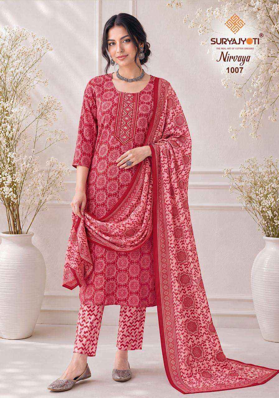 Suryajyoti Nirvaya Vol 1 Rayon Readymade Suits 10 Pcs Catalog