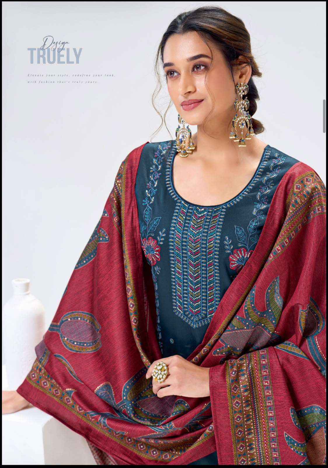 Suryajyoti Pinaka Vol 1 Heavy Zam Satin Salwar Suits 6 Pcs Catalog