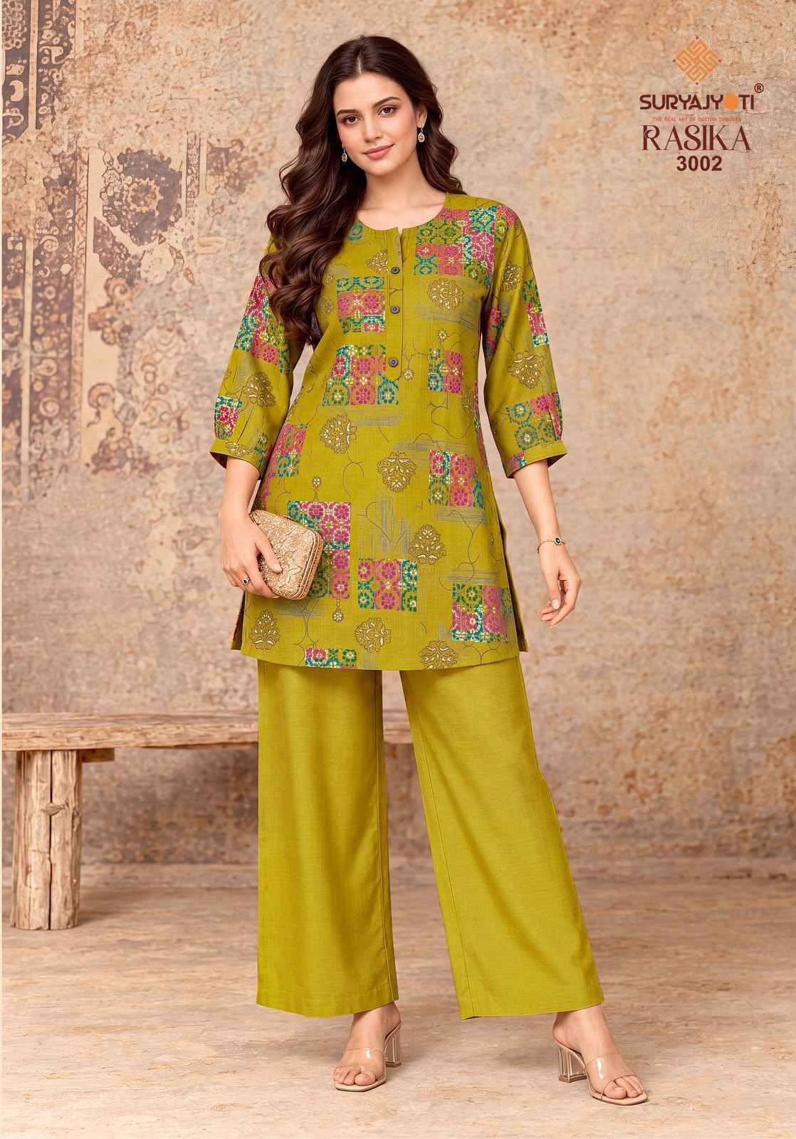 Suryajyoti Rasika Vol 3 Vertigan Co Ord Set 8 pcs Catalog | Wholesale Market In Surat