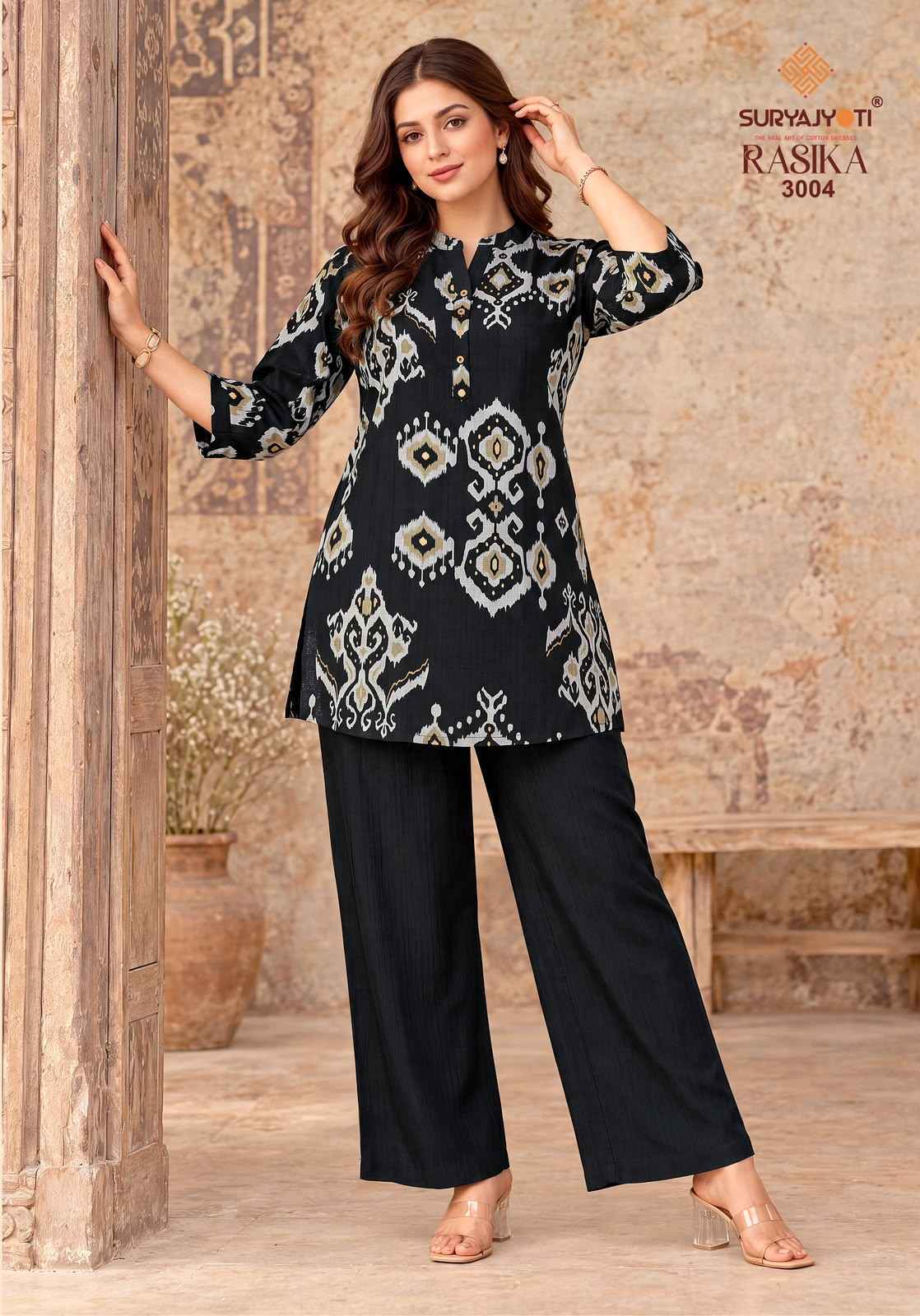 Suryajyoti Rasika Vol 3 Vertigan Co Ord Set 8 pcs Catalog | Wholesale Market In Surat