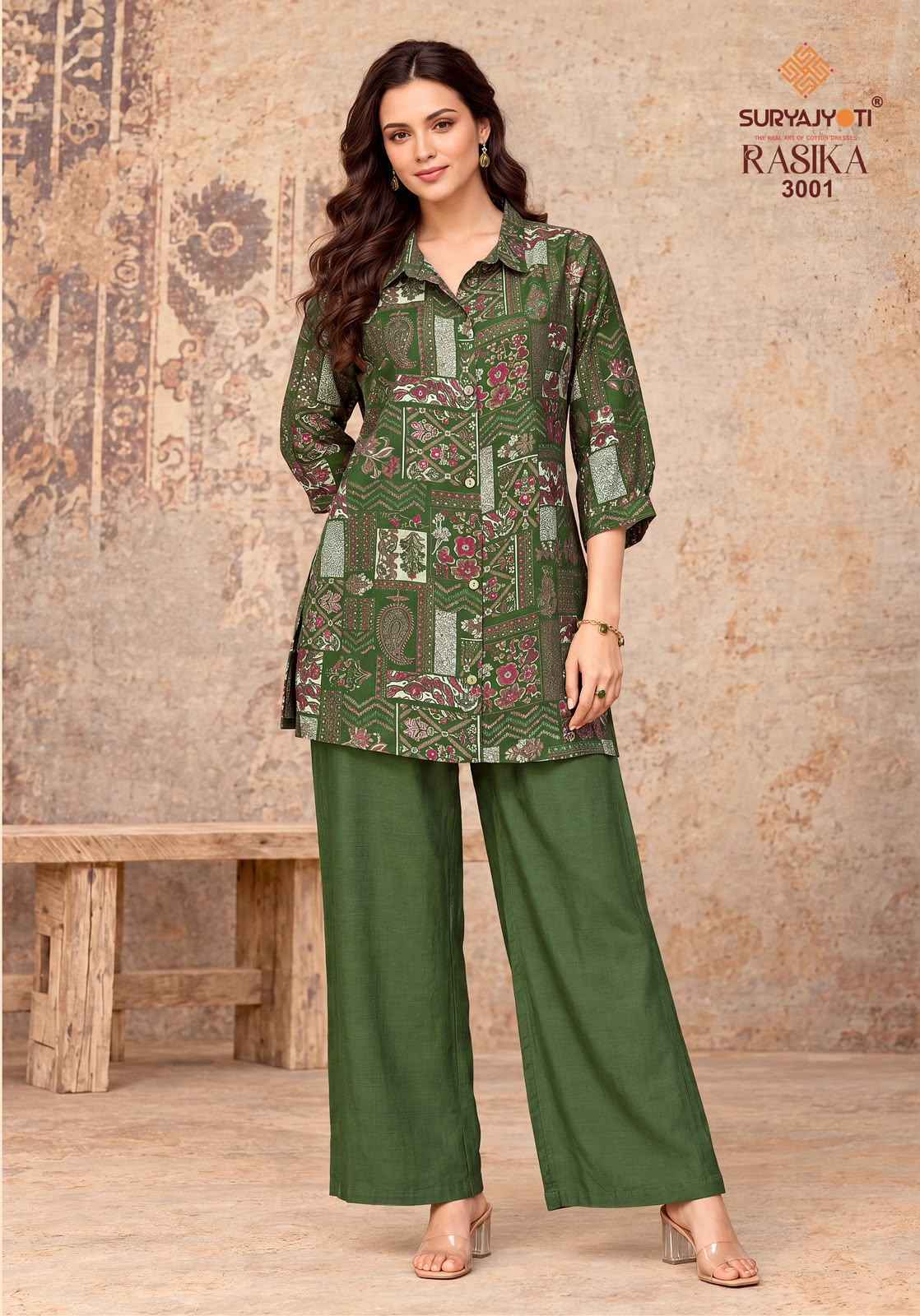 Suryajyoti Rasika Vol 3 Vertigan Co Ord Set 8 pcs Catalog | Wholesale Market In Surat