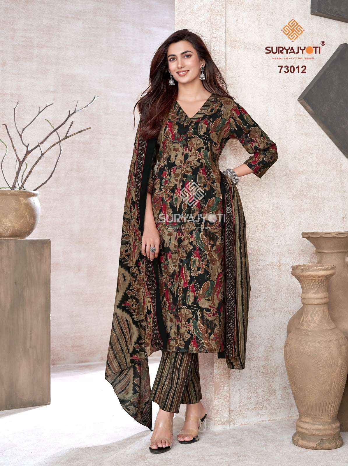 Suryajyoti Trendy Cotton Vol 73 Cotton Dress Material 20 Pcs Catalog