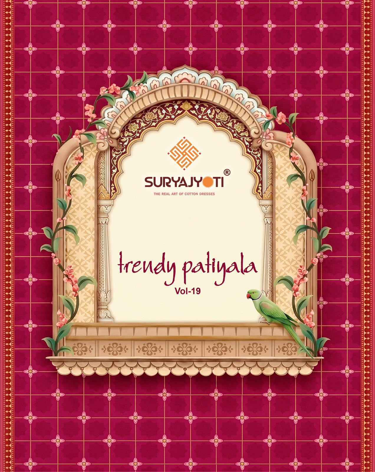 Suryajyoti Trendy Patiyala Vol 19 Cotton Dress Material 20 pcs Catalog