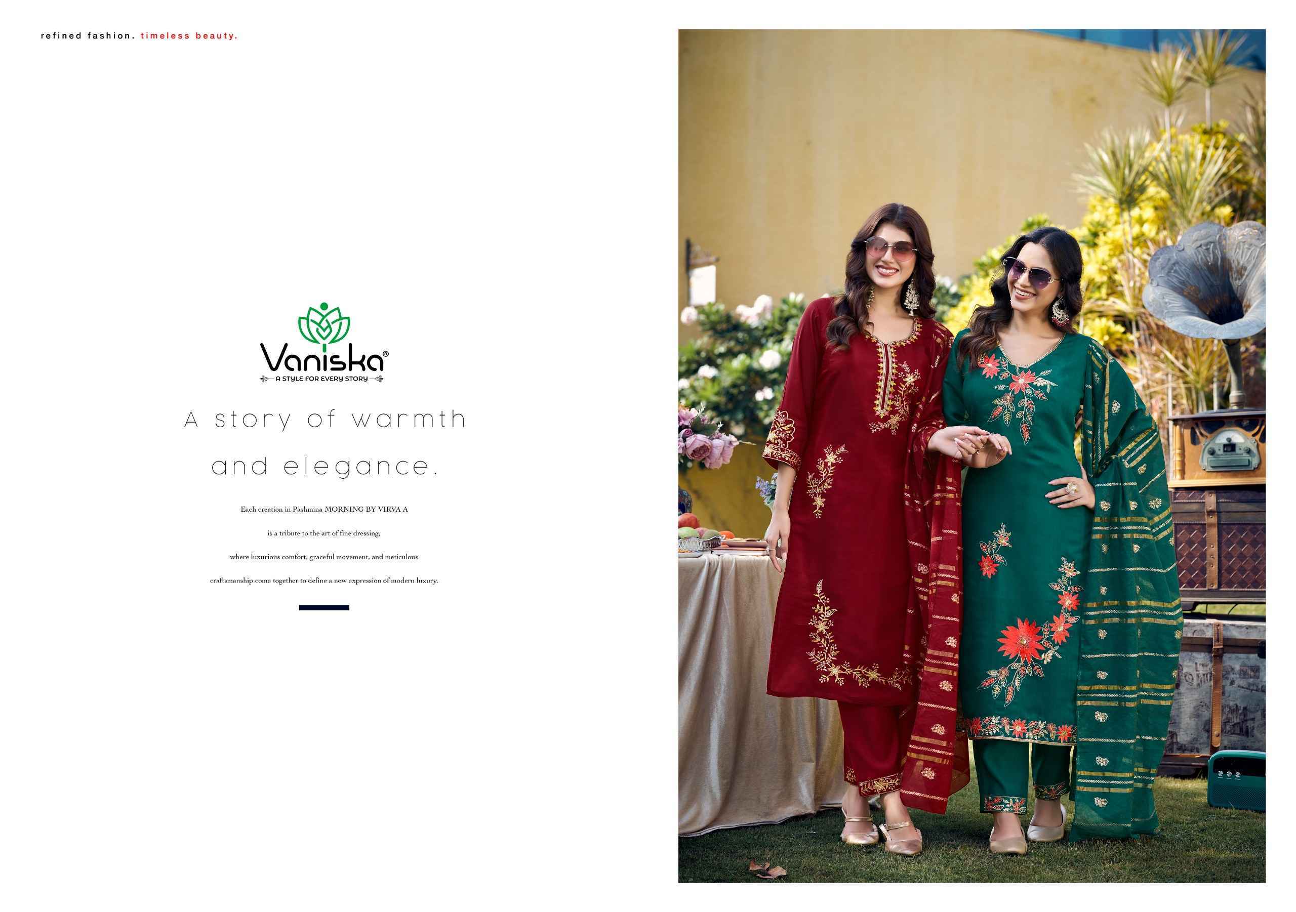 Vaniska Fashion Gulzar Chanderi Silk Kurti Combo 6 pcs Catalog | Wholesale Cloth Market