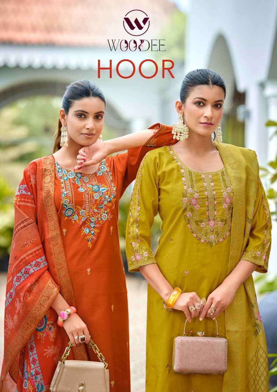 Woodee Hoor Viscose Kurti Combo 6 pcs Catalogue | Wholesale Textile Market Surat