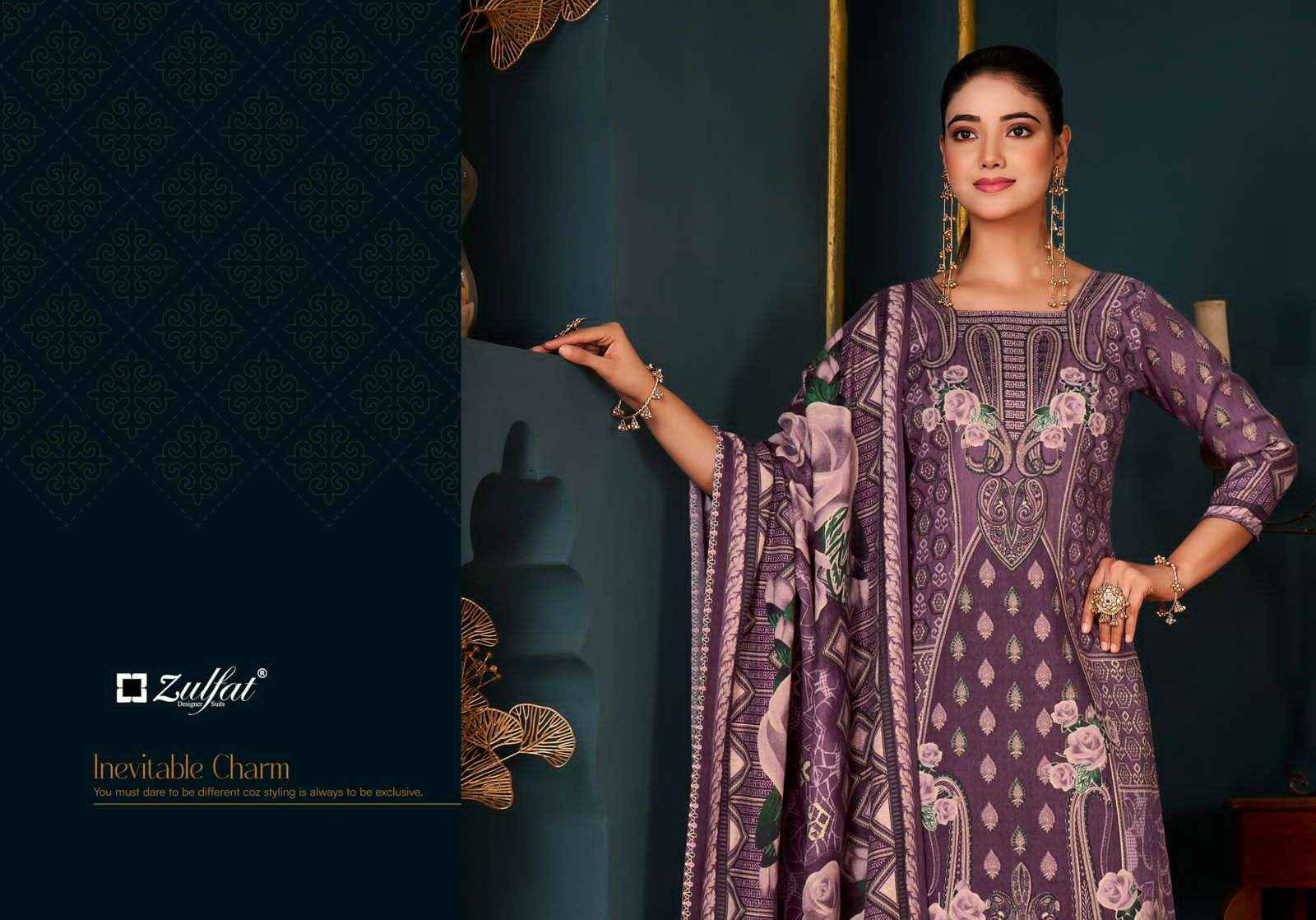 Zulfat Sameera Winter Collection Pashmina Dress Material 4 Pcs Catalog