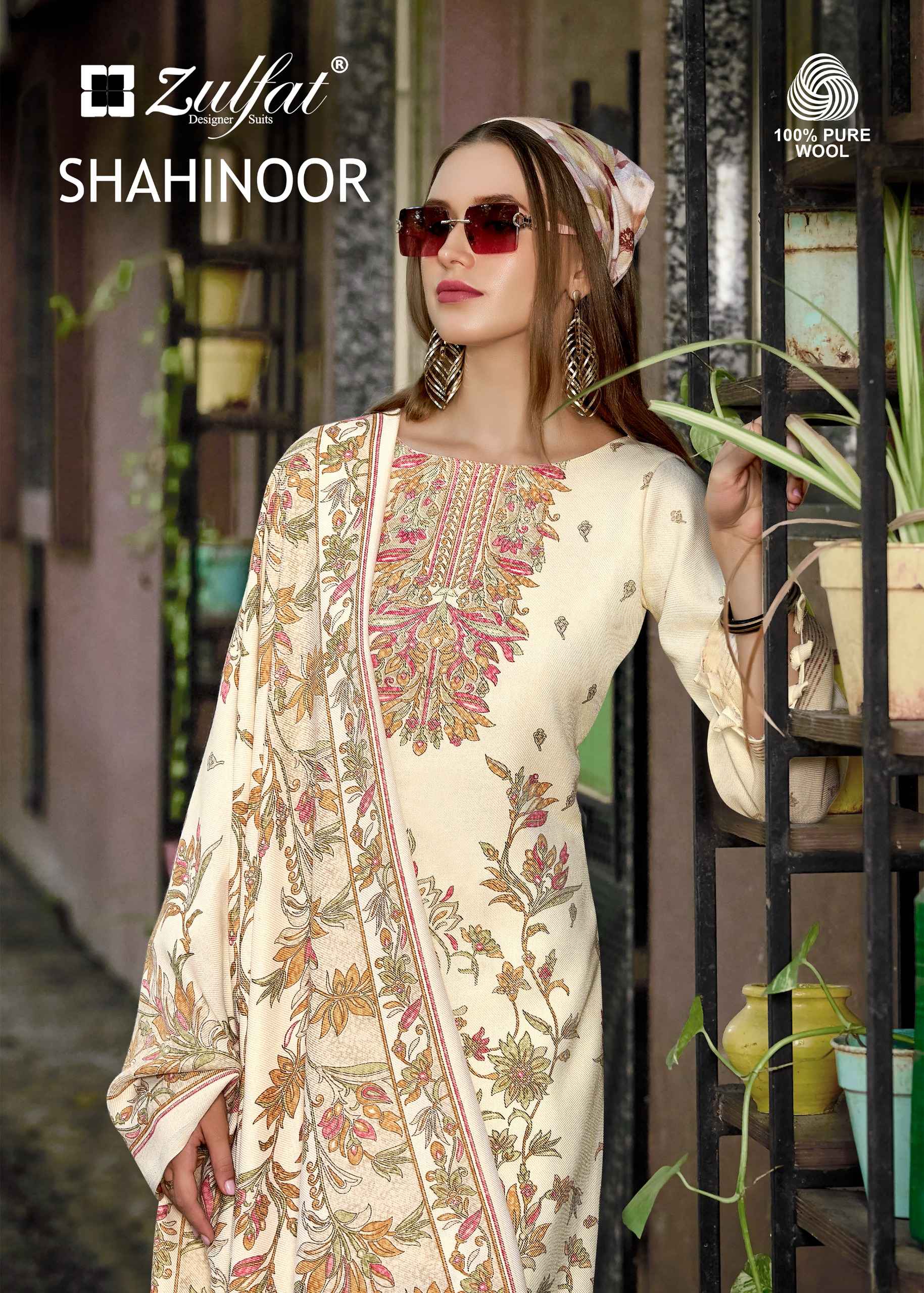 Zulfat Shahinoor Pure Woollen Winter Dress Material 5 Pcs Catalog