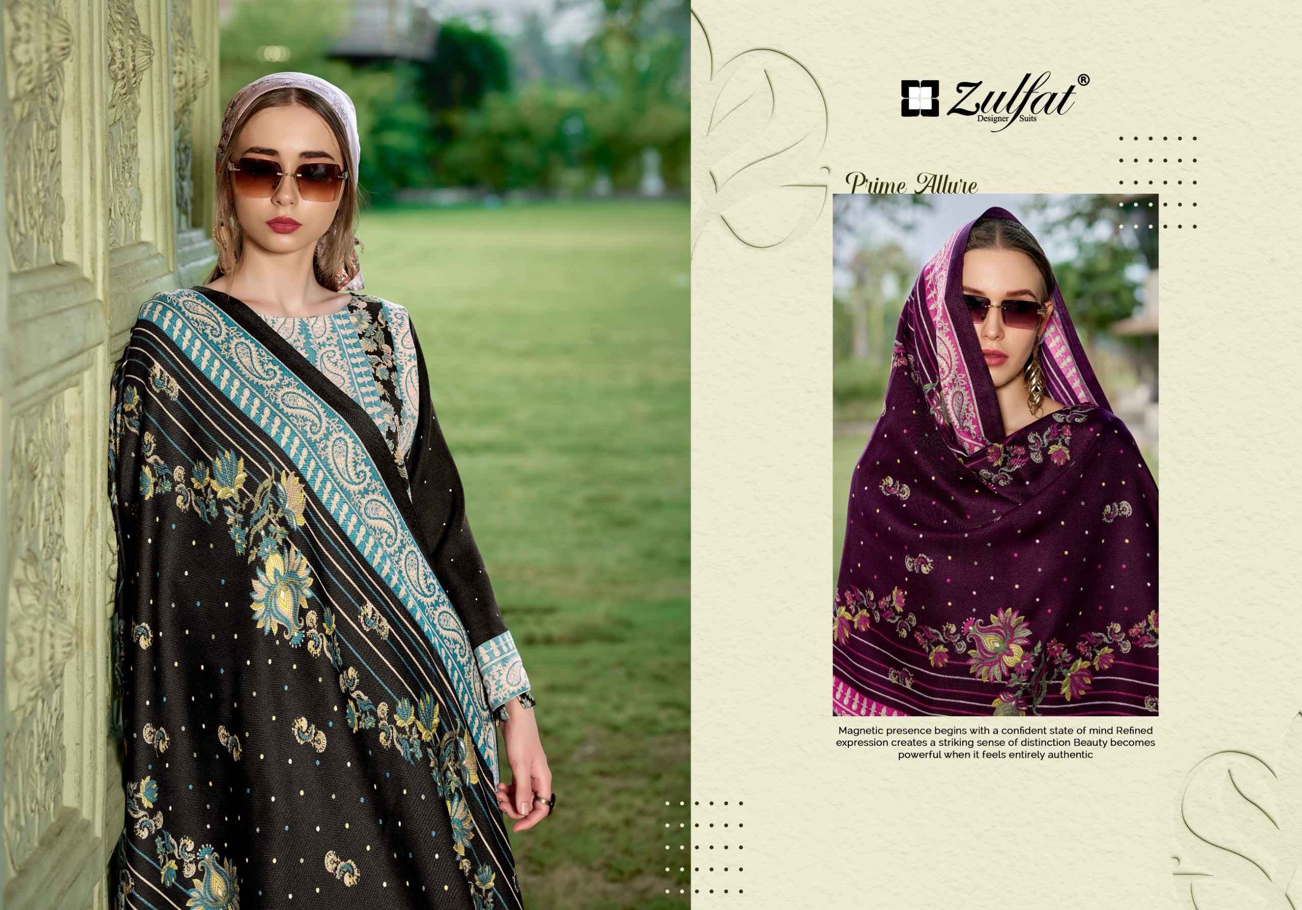 Zulfat Shahinoor Pure Woollen Winter Dress Material 5 Pcs Catalog